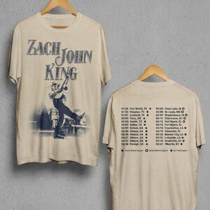 Zach John King Spring Shows North American 2026 City Dates Two Sided T-Shirt